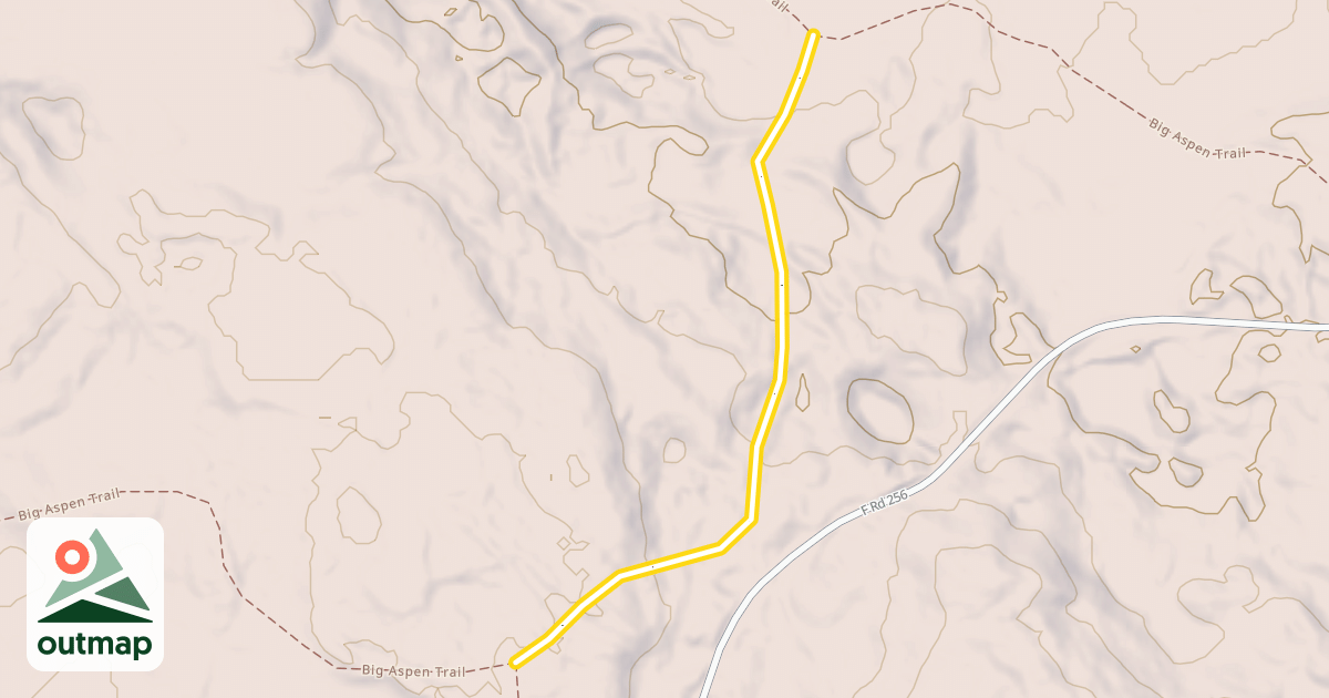 Map of Big Aspen Trail
