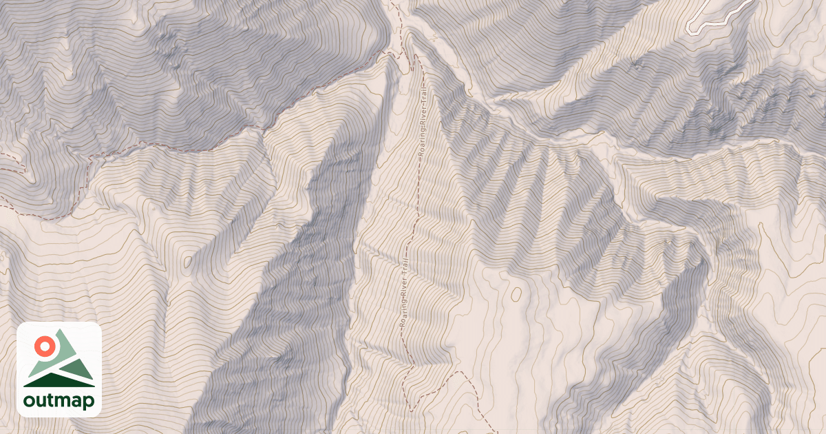 Map of Roaring River