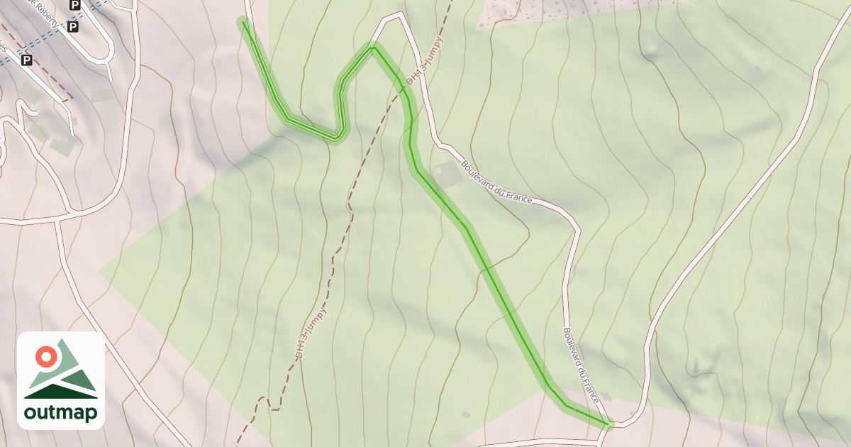 Map of Boulevard du France