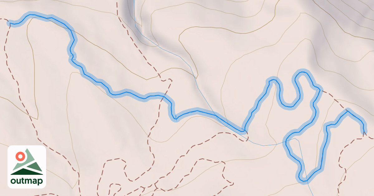 Map of Ghost Creek Trail