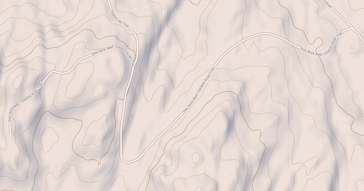Map preview of Pies Rock Reef  1500050 Road