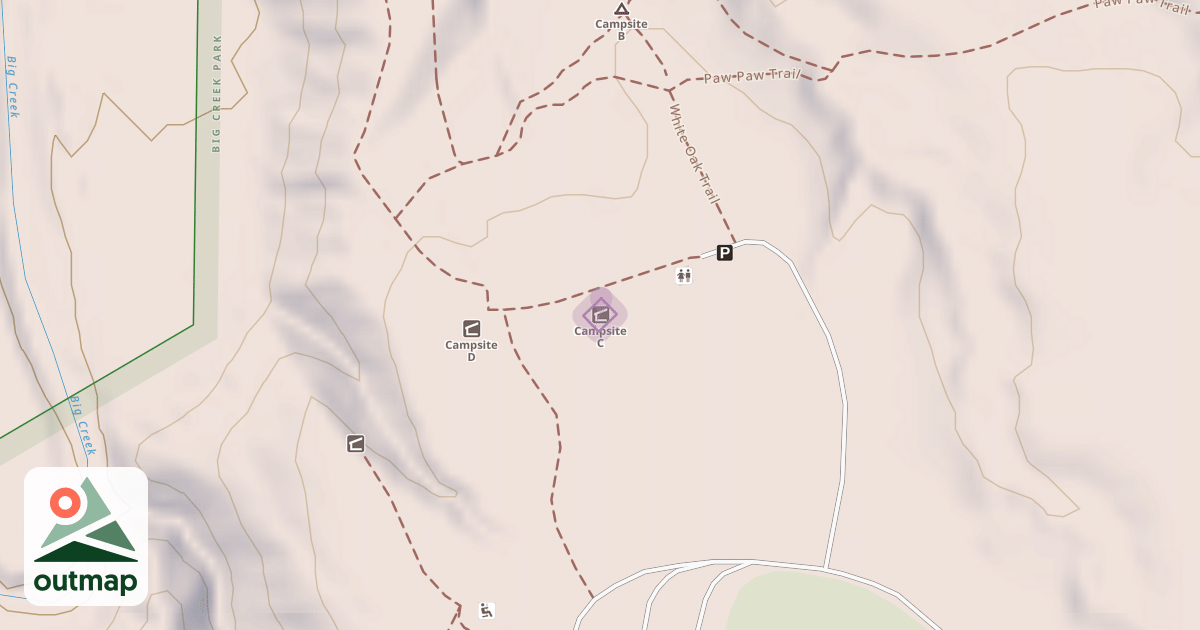 Map of Campsite C