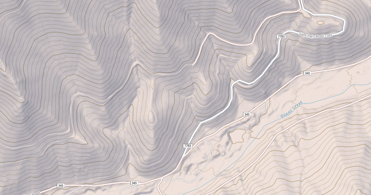 Map preview of NORTH QUARTZ SPUR