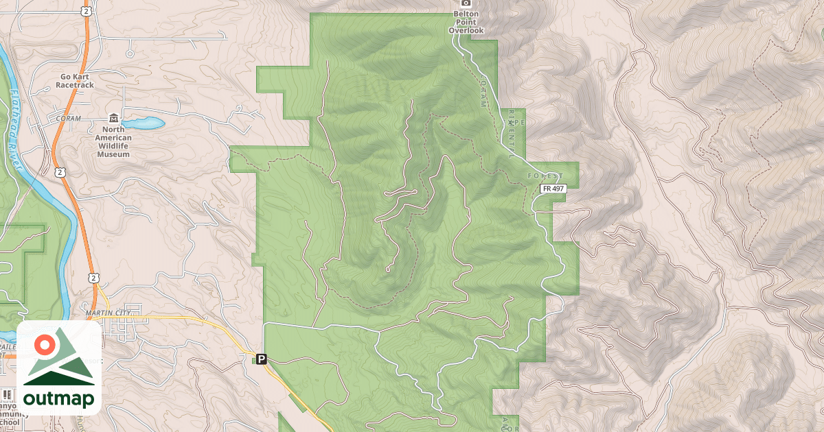 Map of DESERT MOUNTAIN