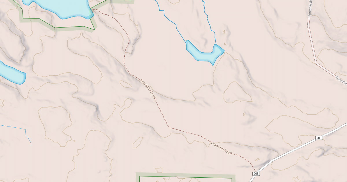 Map preview of Franklin Lake