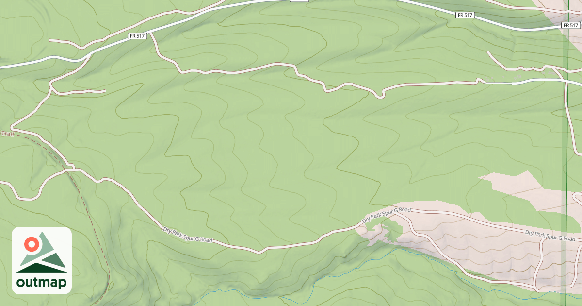 Map of DRY PARK SPUR G