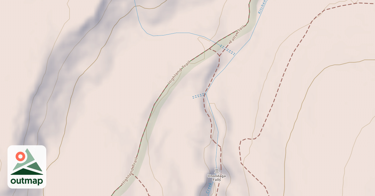 Map of Ricketts Glen State Park Trails