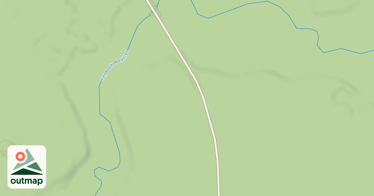 Map of FAY LAKE OUTLET