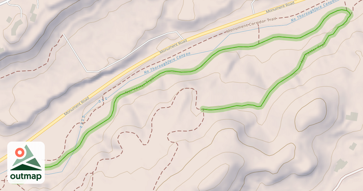 Map of Nor'easter Trail
