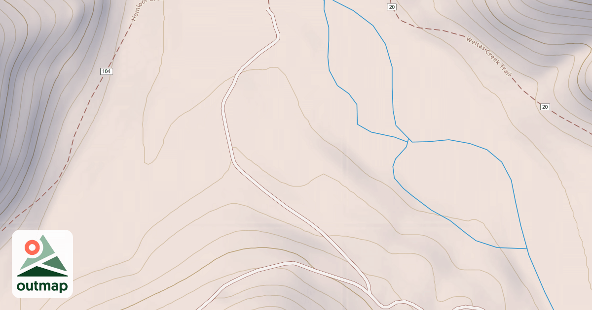 Map of HEMLOCK CREEK CAMP GRD