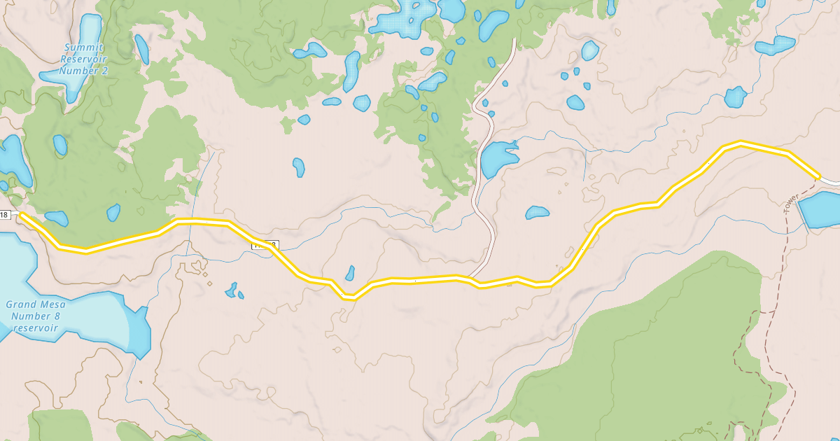 Map preview of Scales Lake Road