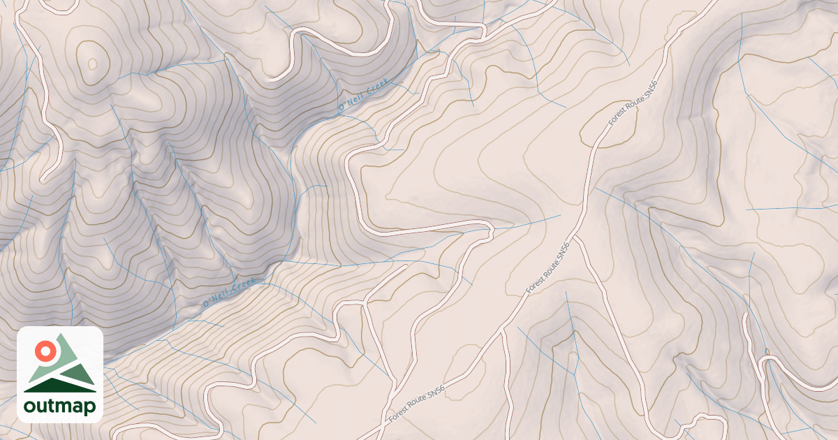 Map of USFS Motor Vehicle Use Map Roads {0ECCF273-1EB8-47F7-B967-C7F7BFC1C0D9}