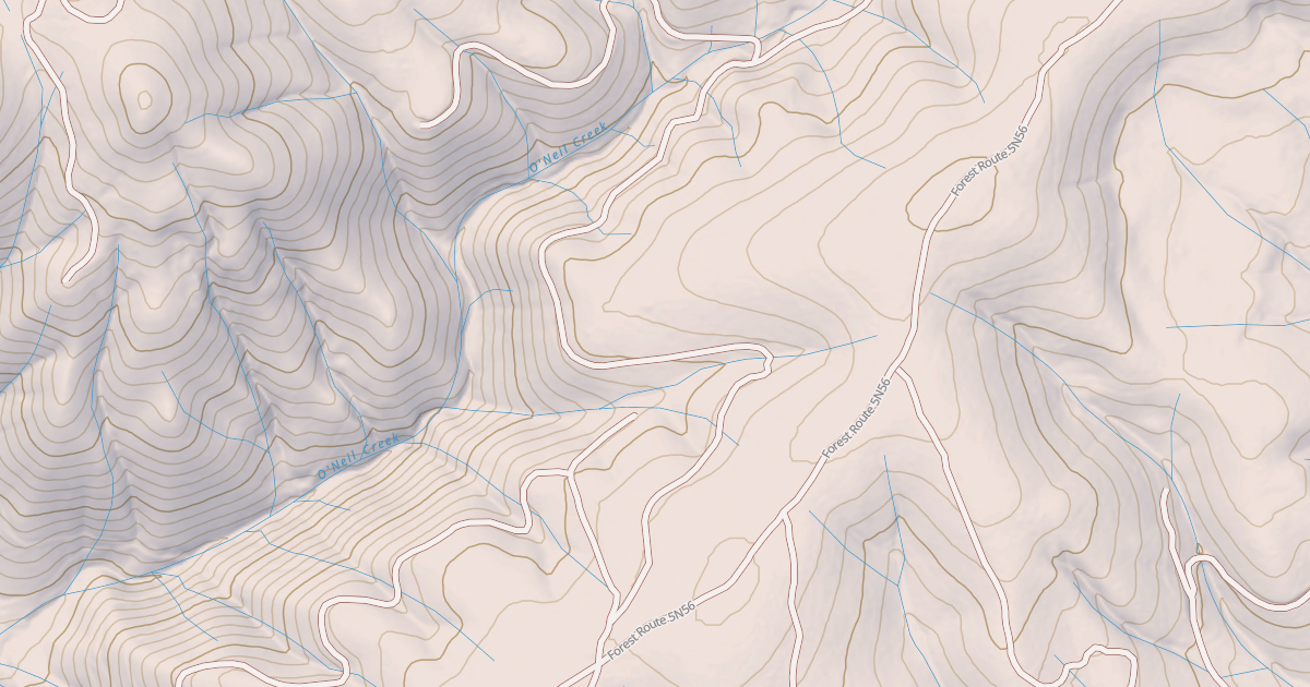 Map preview of USFS Motor Vehicle Use Map Roads {0ECCF273-1EB8-47F7-B967-C7F7BFC1C0D9}