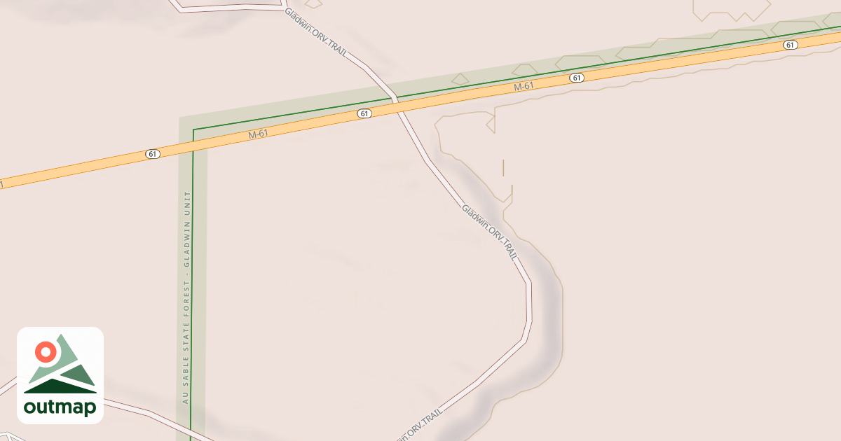 Map of Gladwin Trail