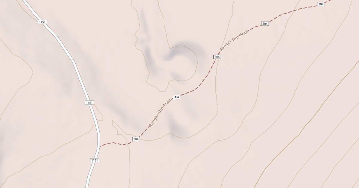 Map preview of Ranger Dip