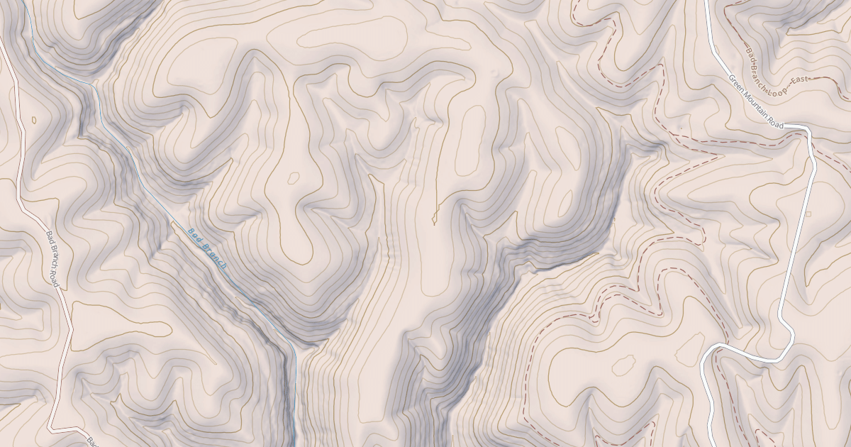 Map preview of USFS National Forest System Roads {58137052-E210-4DD5-AA40-5C7CFF3ED40A}
