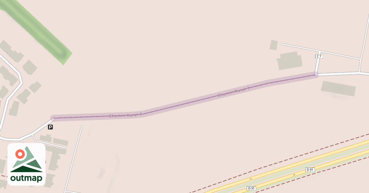 Map of Chemin Rural 7