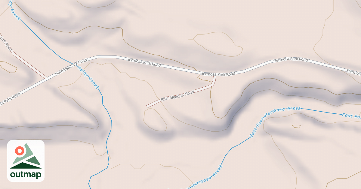 Map of BLUE MEADOW