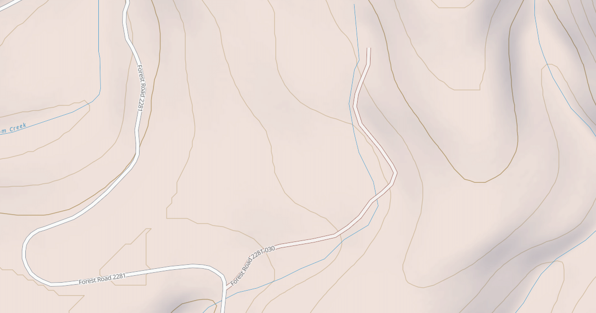 Map preview of USFS National Forest System Roads {900213F4-0009-47FC-8D7A-949BD04BE24C}