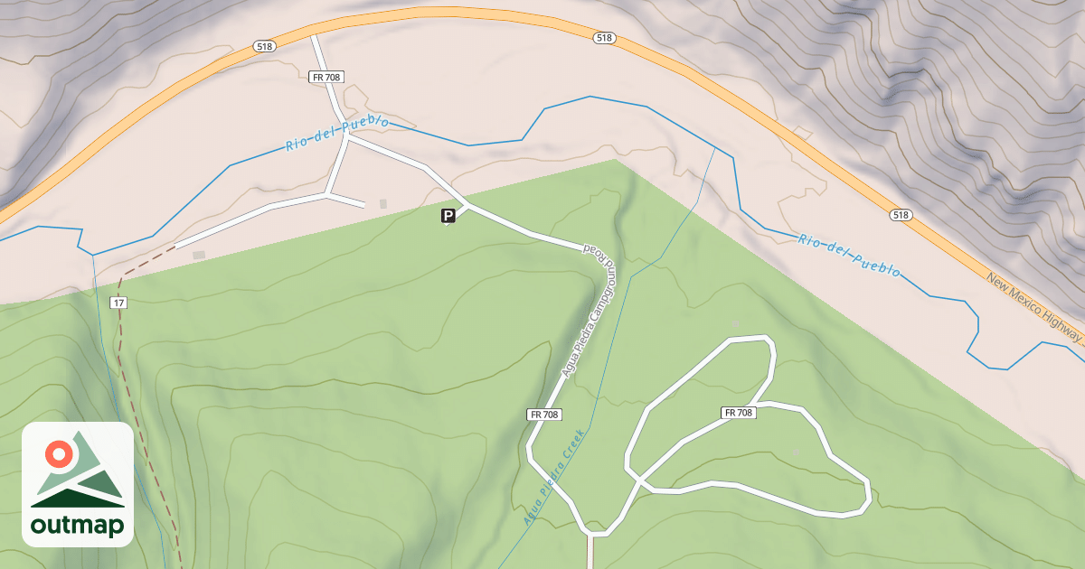 Map of AGUA PIEDRA CG