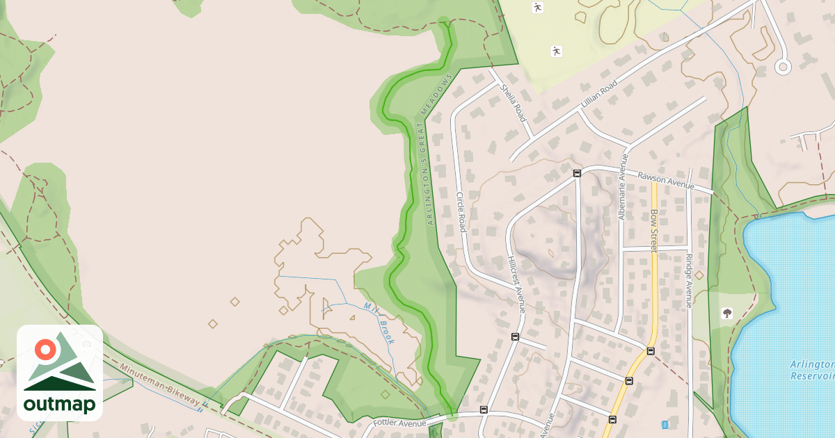 Map of Circle Road Path