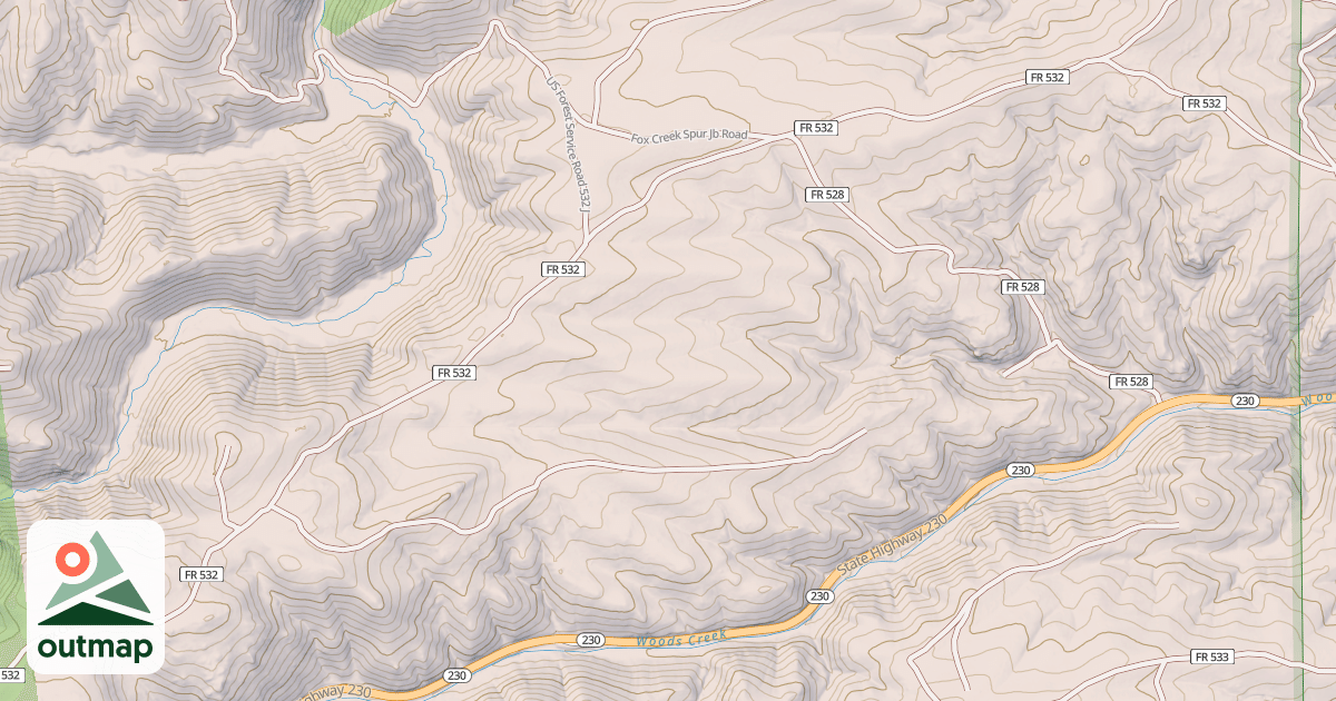 Map of FOX CREEK