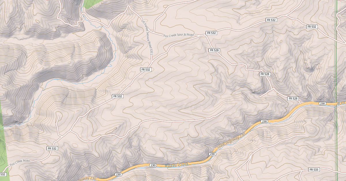 Map preview of FOX CREEK
