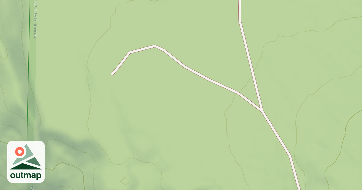 Map of FLANNIGAN PRAIRIE SPUR