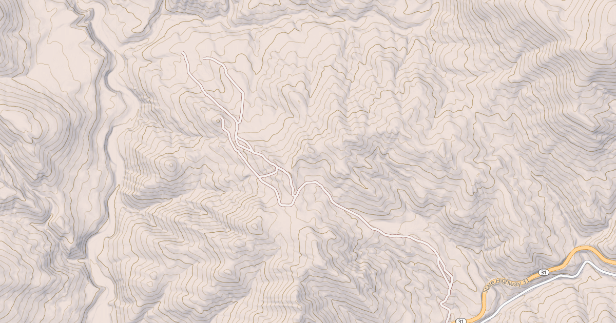 Map preview of Piney Pass