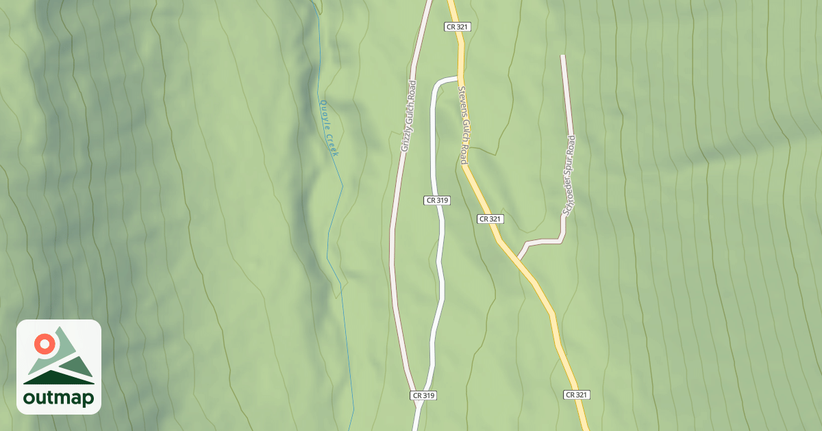 Map of GRIZZLY GULCH