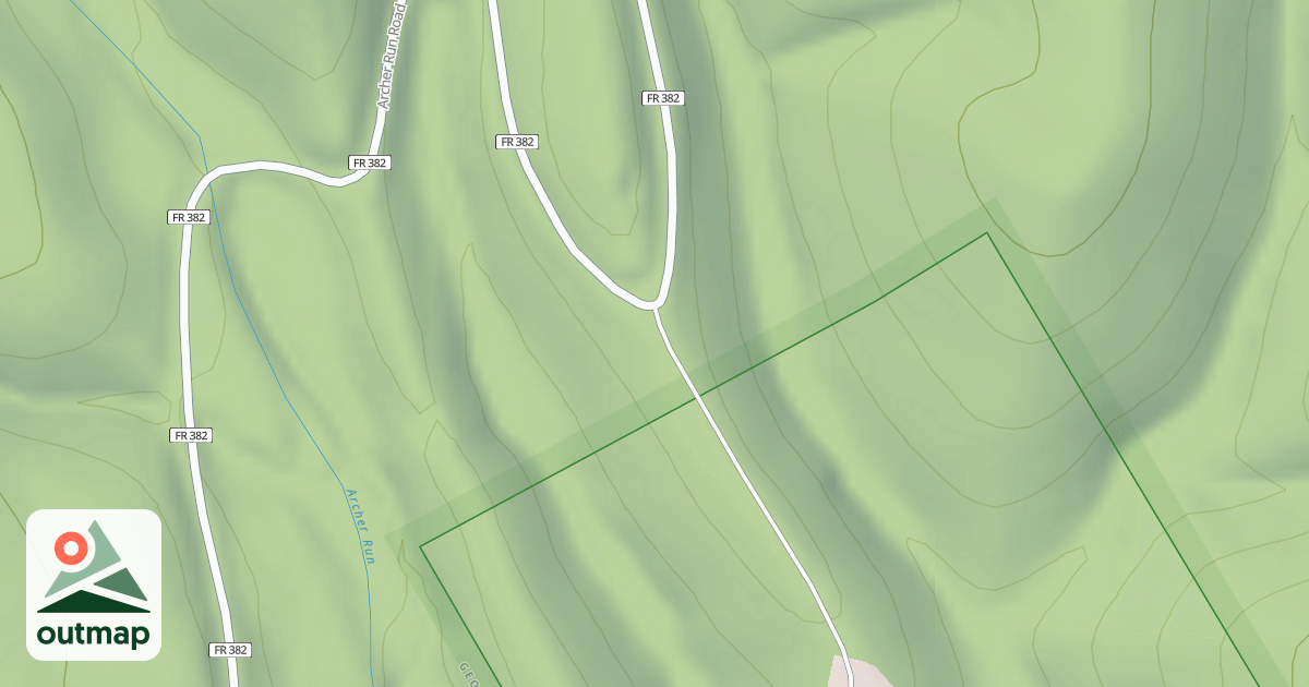 Map of ARCHER RUN