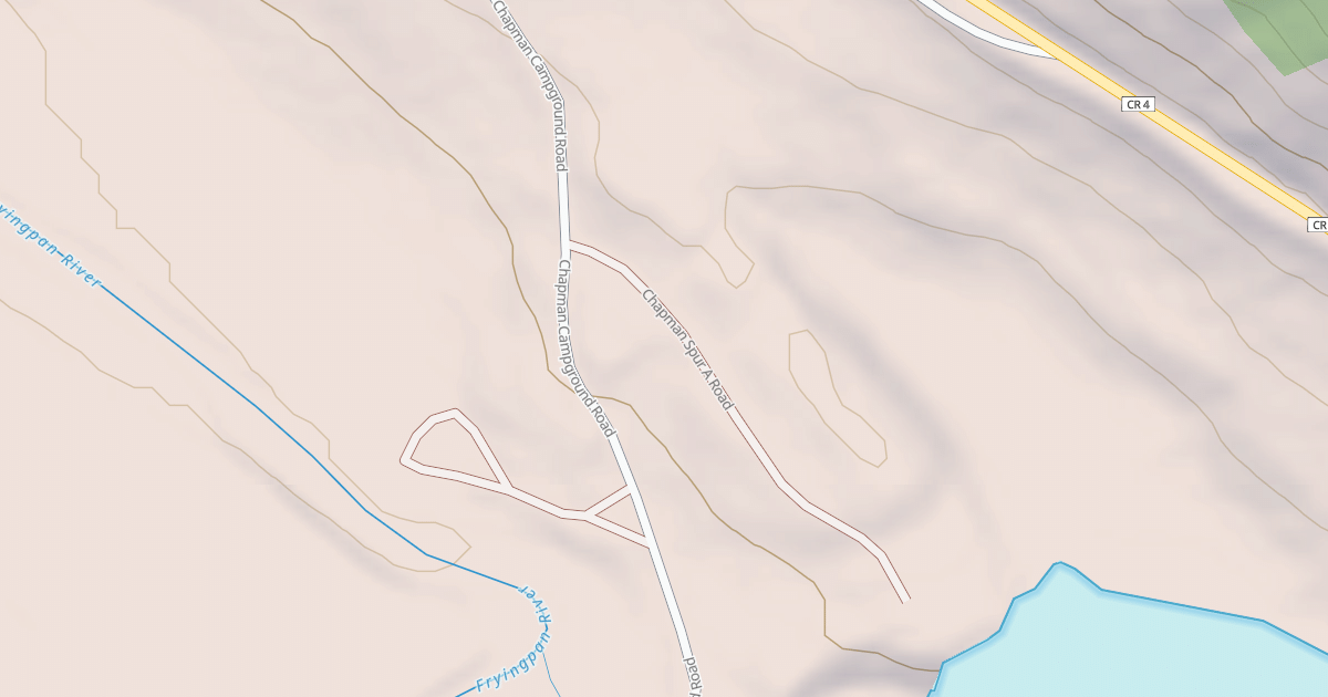 Map preview of CHAPMAN SPUR A