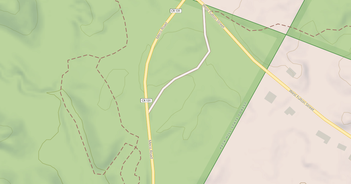 Map preview of Unnamed Trail