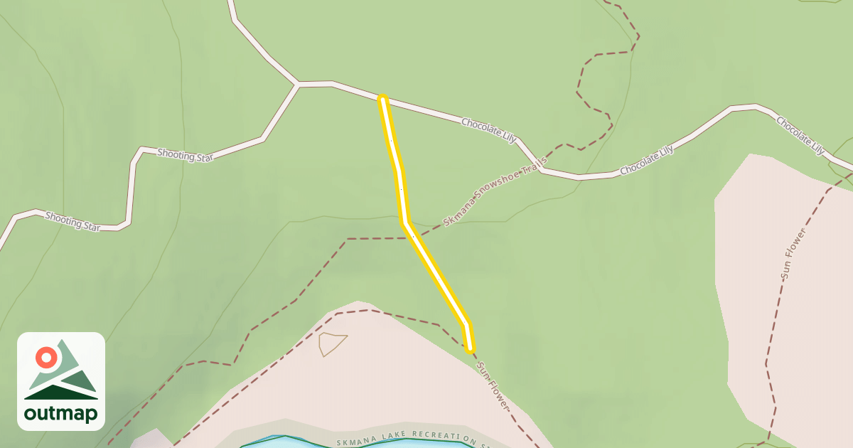 Map of Chocolate Lily