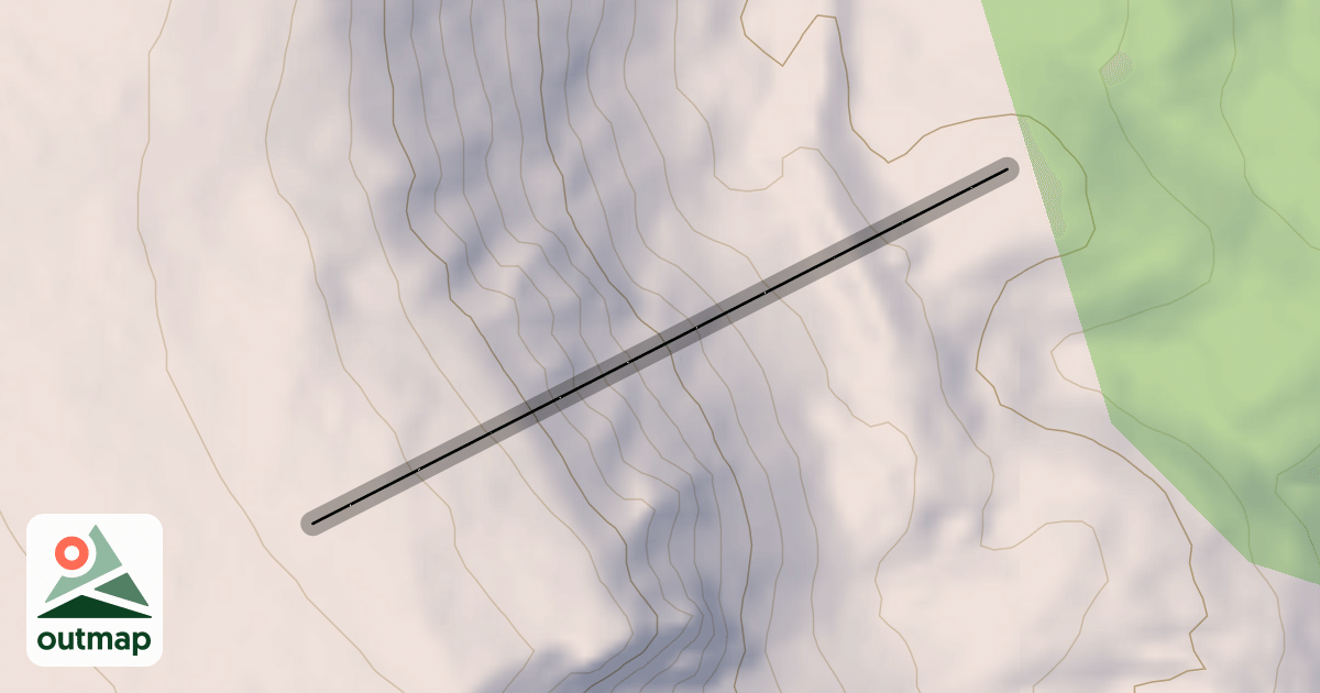 Map of F Chute
