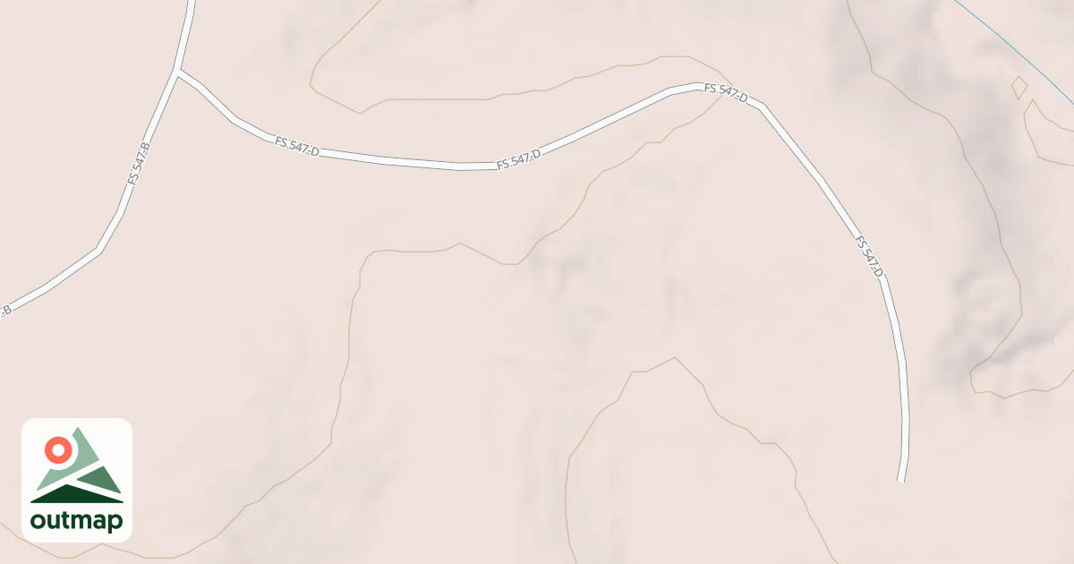 Map of BOLD CREEK D