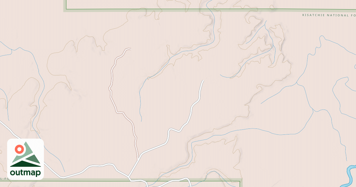 Map of USFS Motor Vehicle Use Map Roads {2A16FDFB-96A0-46DB-91BC-A67F6DE26BAE}