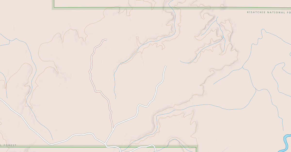 Map preview of USFS Motor Vehicle Use Map Roads {2A16FDFB-96A0-46DB-91BC-A67F6DE26BAE}