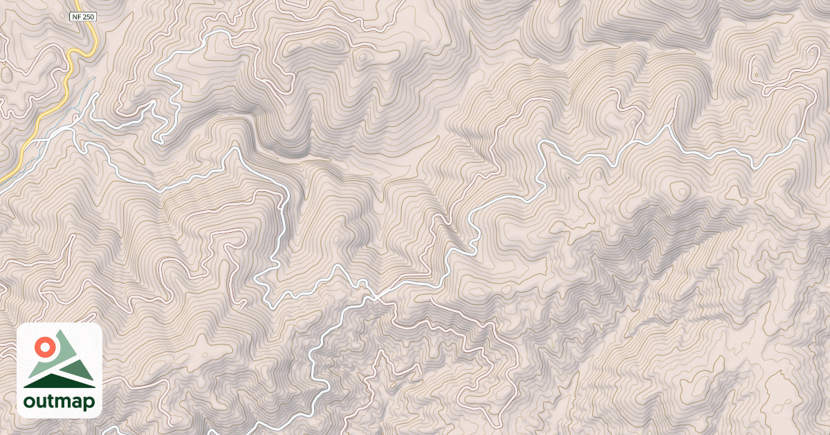 Map of LOST HAT SADDLE