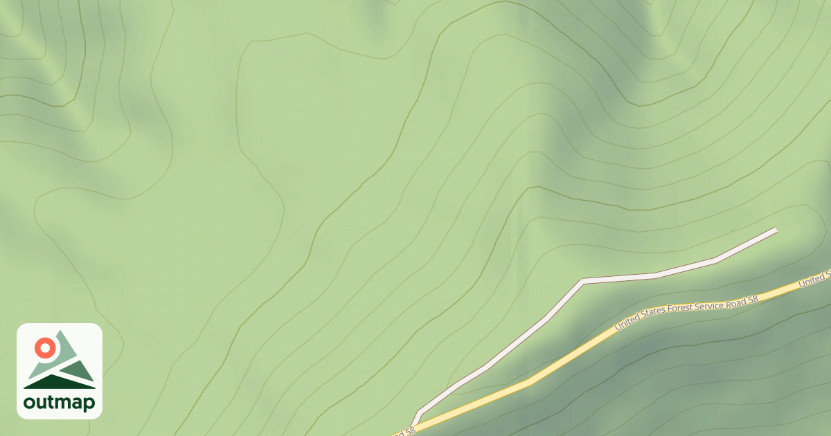 Map of USFS Motor Vehicle Use Map Roads {4C9AC3FB-28D7-47B3-8001-86AADB6ADC34}