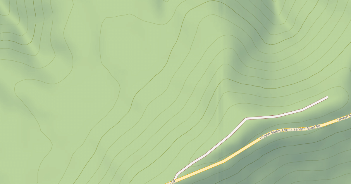 Map preview of USFS Motor Vehicle Use Map Roads {4C9AC3FB-28D7-47B3-8001-86AADB6ADC34}