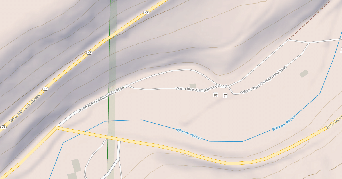 Map preview of WARM RIVER CG SPUR