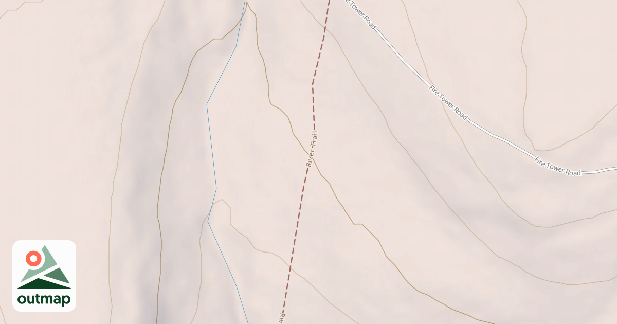 Map of Cook Forest State Park Trails