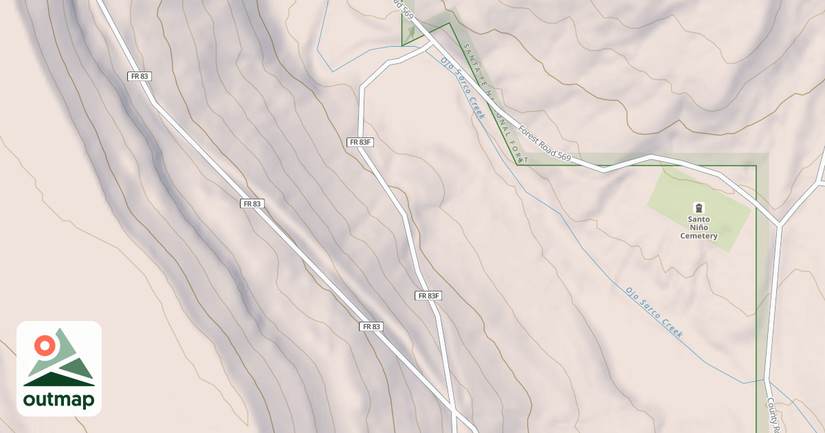 Map of USFS National Forest System Roads {6CADCA90-A3DE-416E-AA8E-05C1A84981DD}