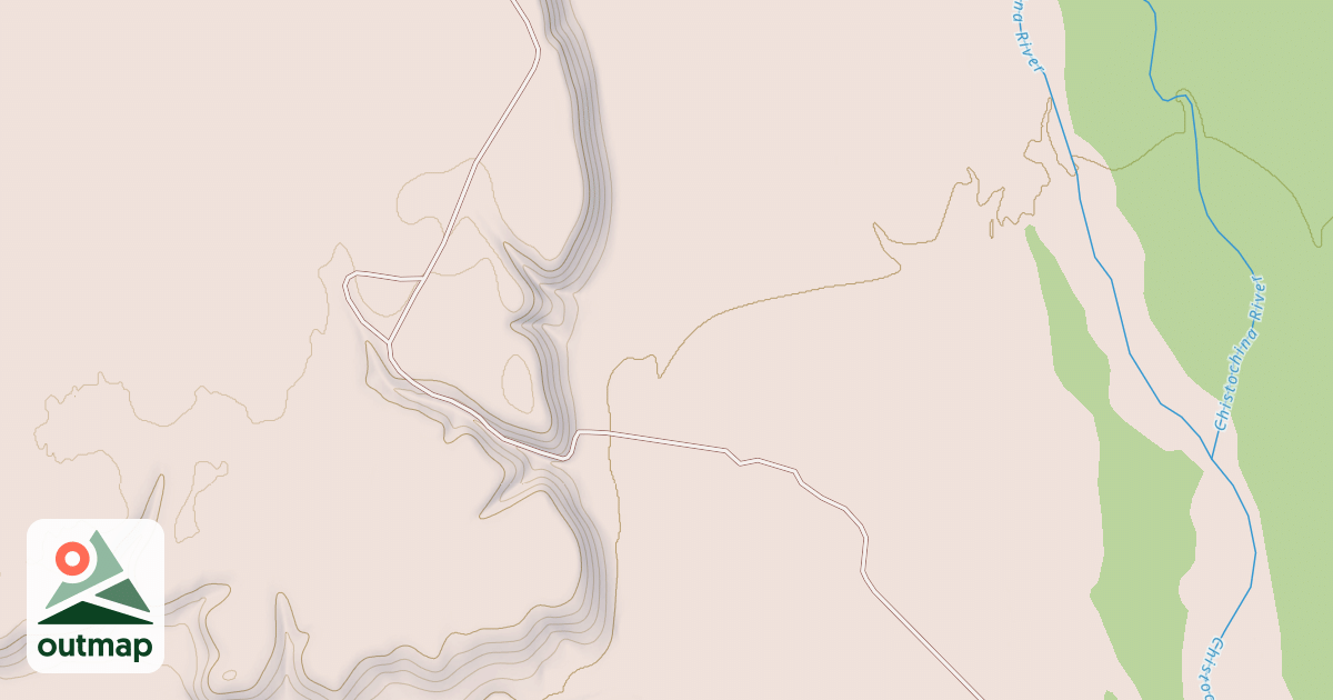 Map of Chistochina River