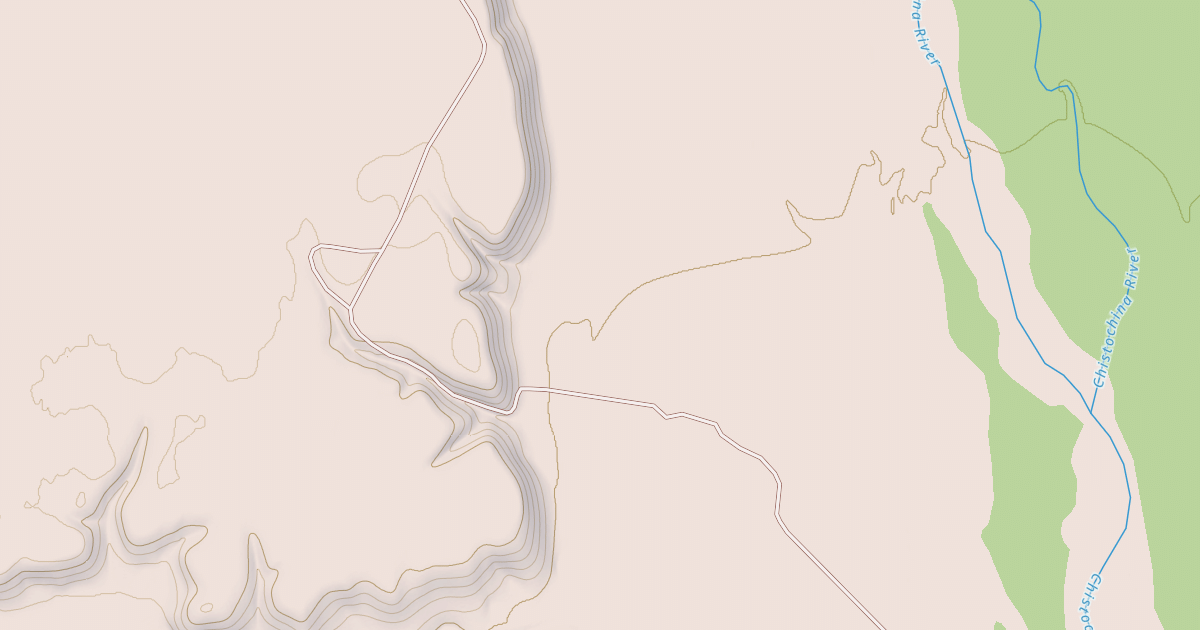 Map preview of Chistochina River