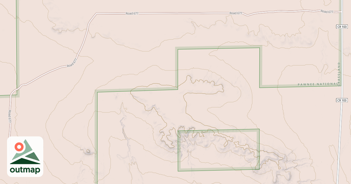 Map of ROAD 677