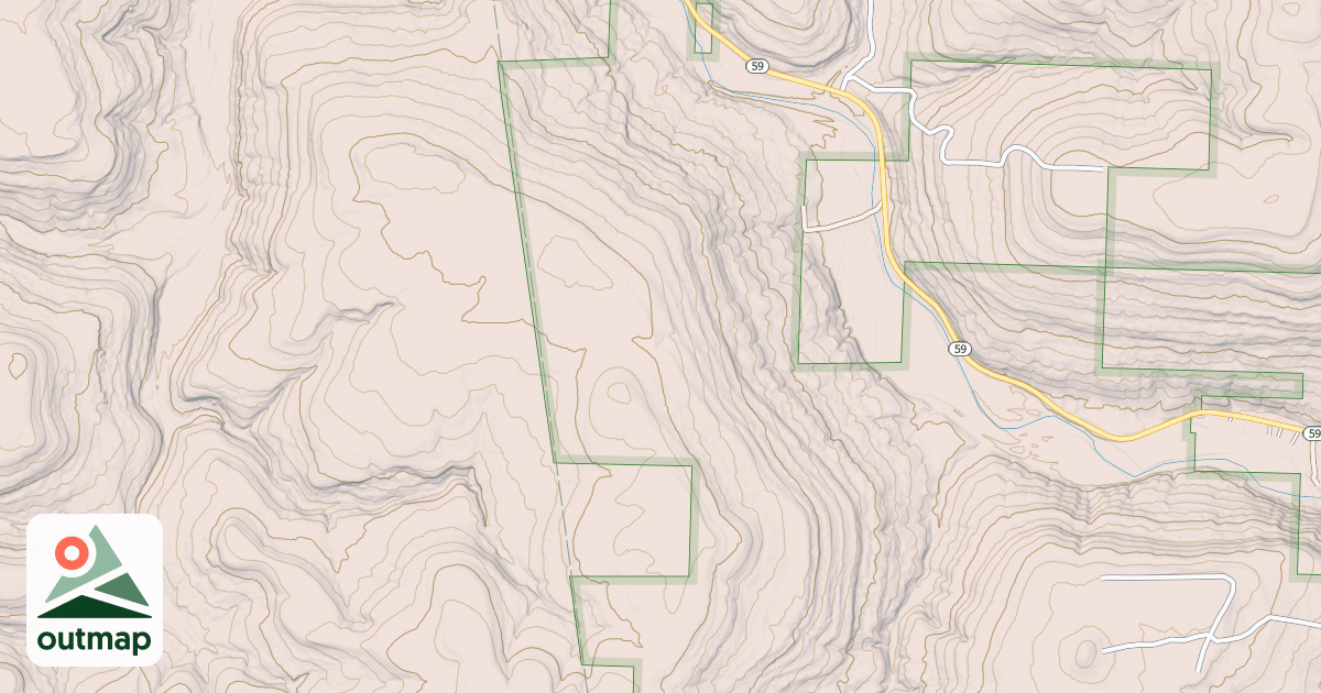 Map of MCANALLY MTN