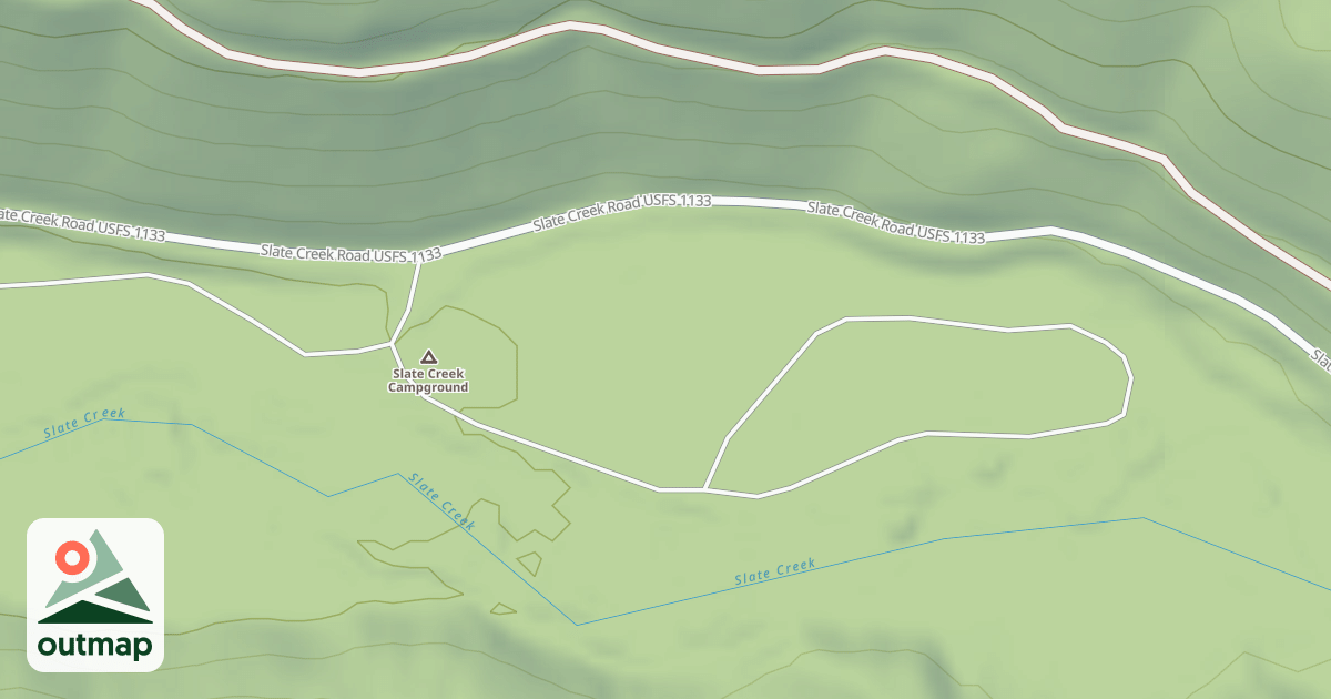 Map of (FDR) SLATE CR CAMP GROUND