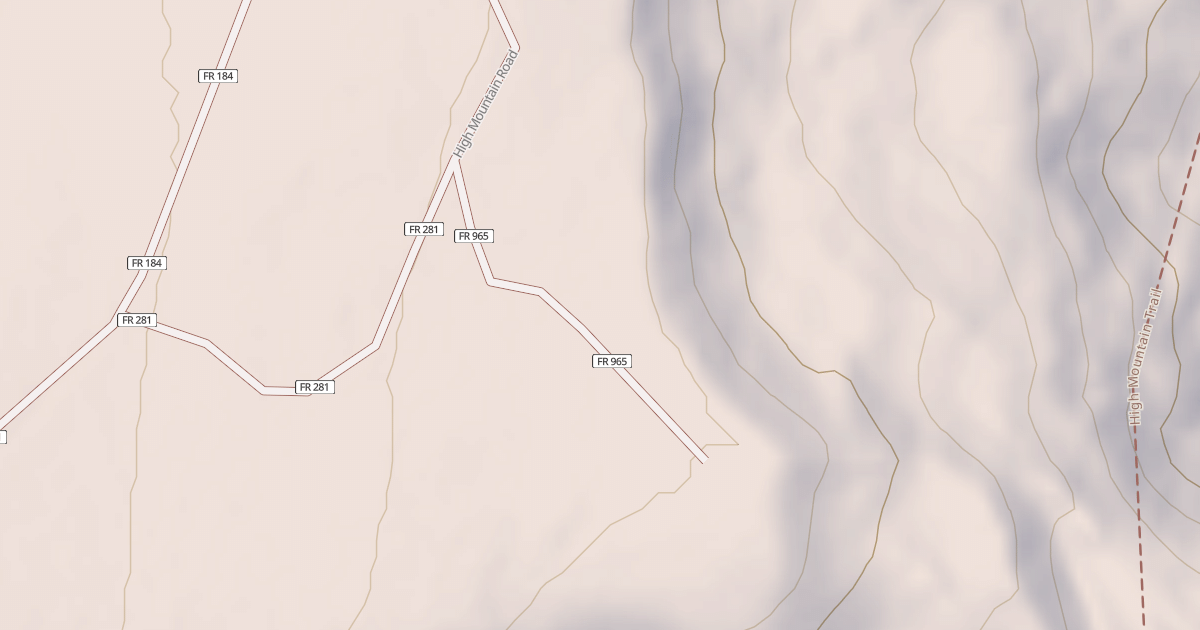 Map preview of USFS National Forest System Roads {3A7BF72E-A827-452B-9939-16F971569577}